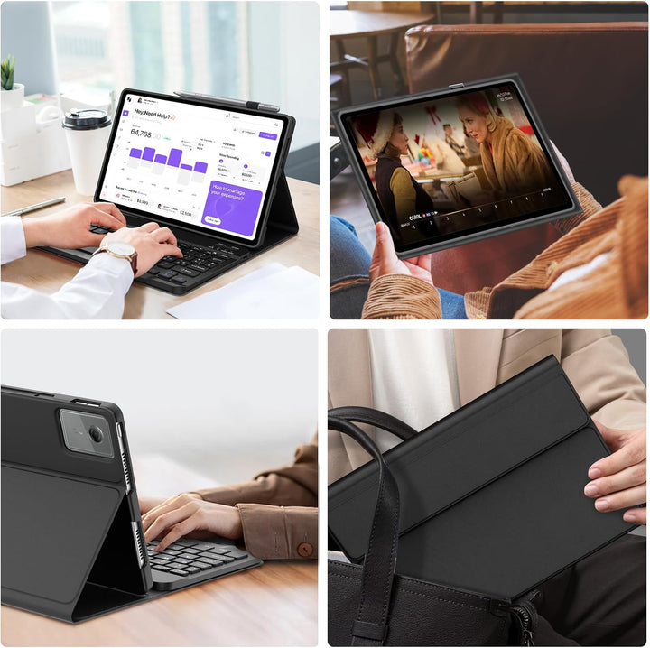 FOGARI Für Lenovo Idea Tab 2025 11/Tab M11 2024 11 Zoll Tastaturabdeckung | Abnehmbare Bluetooth-Tas