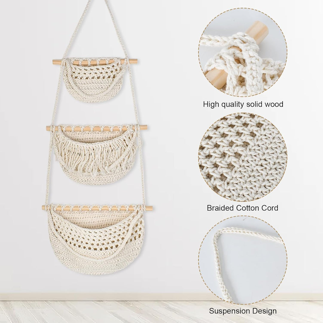 Dokeno Hängender Wandtasche Organizer, Wand Hängetasche Hängende Tasche Aufbewahrungstasche Hängeorg