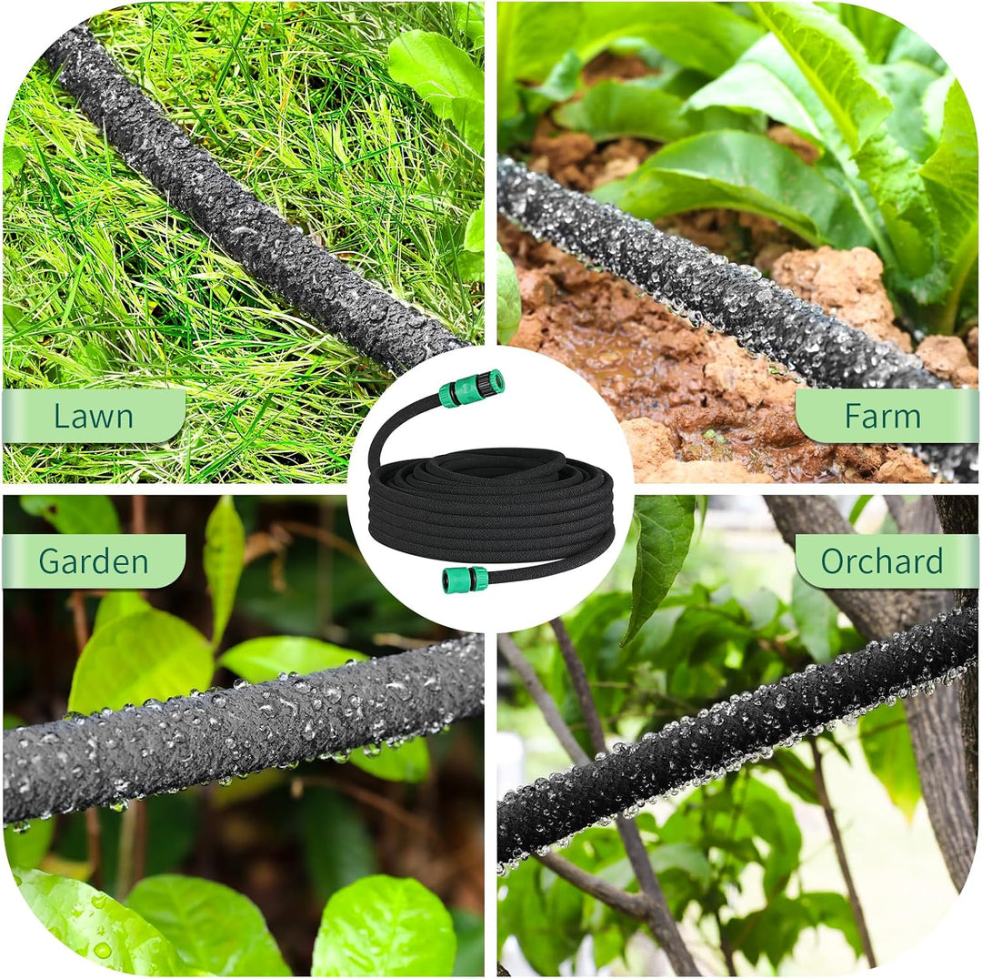 Tropfschlauch Set, Garten Tropfschläuche, Perlschlauch für Tropfbewässerung, Bewässerungsschlauch mi