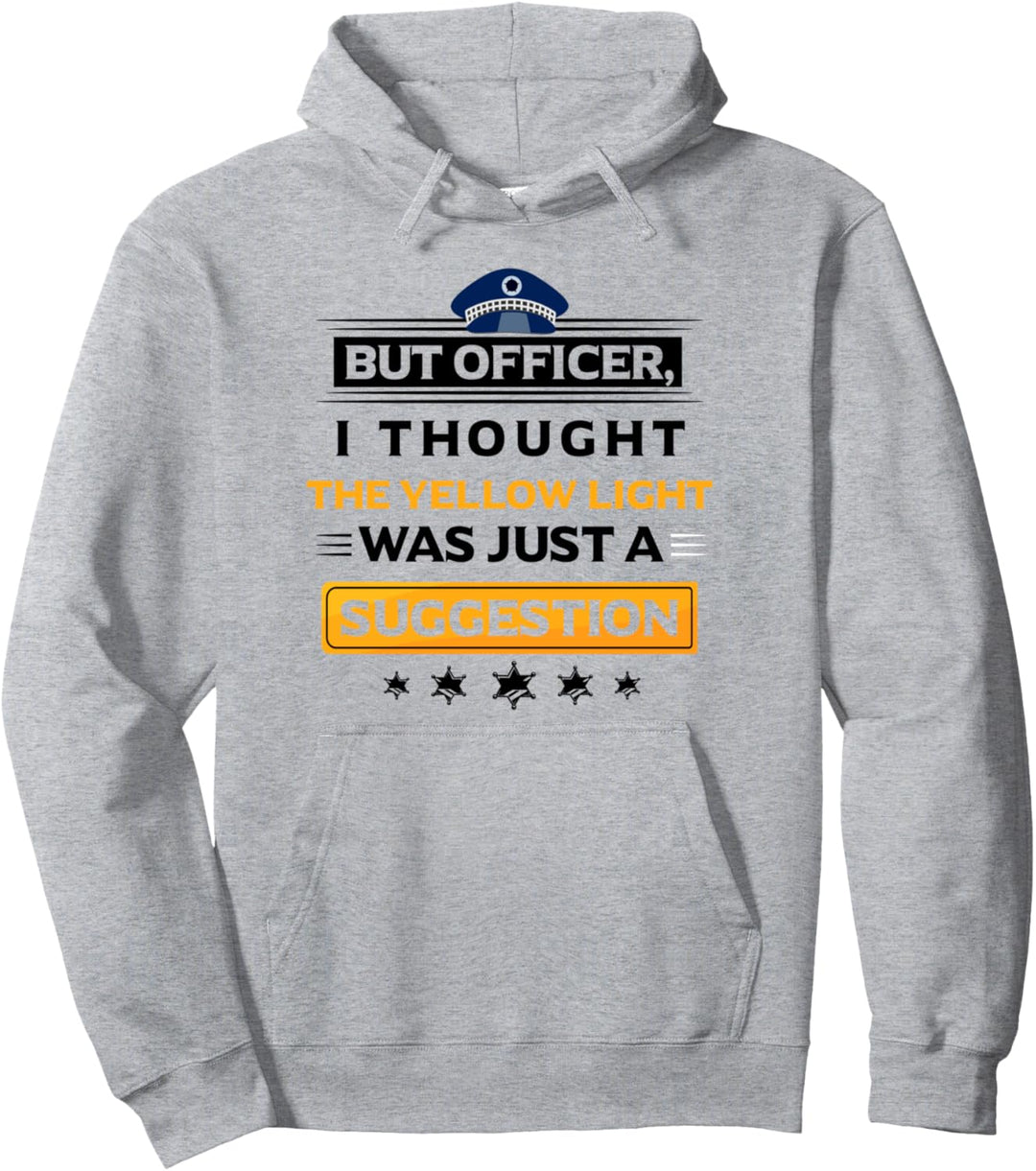 Aber Officer I dachte, Drifting Car Racing Pullover Hoodie