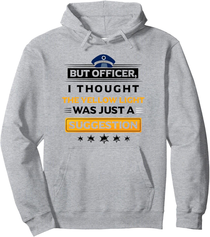 Aber Officer I dachte, Drifting Car Racing Pullover Hoodie