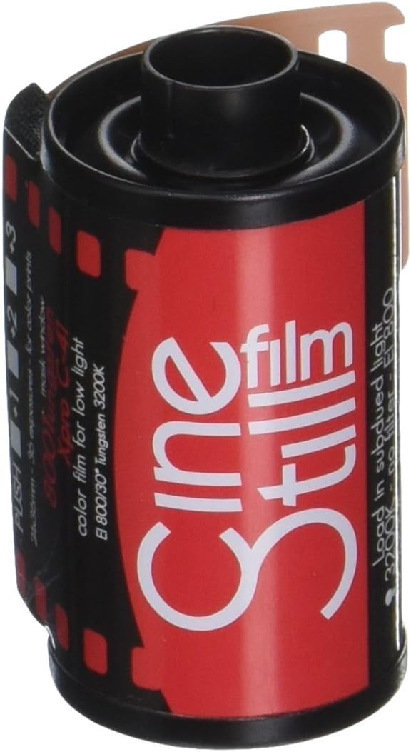 CINE CineStill Film 800135 800 Tungsten High Speed (ISO 800) Color Film, 36 Exposures 135 DX Coded,
