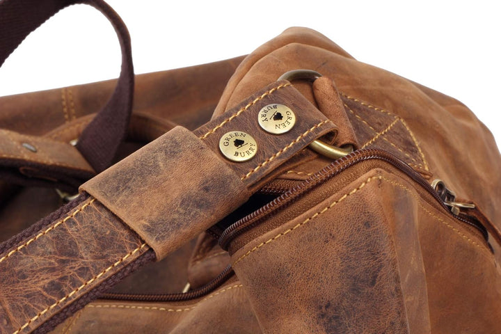 Greenburry Vintage Herren Geldbörse Braun 52x27x26cm Tasche Ledertasche