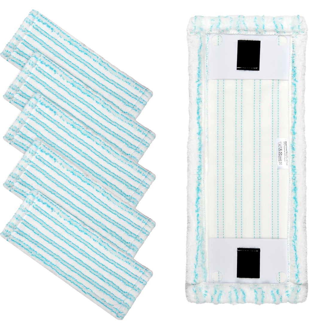 6 Stück Wischbezug Set für leifheit Clean Twist M Ergo Micro Duo, Saugfähiger Mikrofaser Bodenwische
