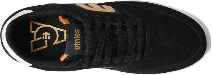 Etnies Herren Veer Skate-Schuh 40 EU Schwarz Gold Weiss, 40 EU Schwarz Gold Wei&amp;