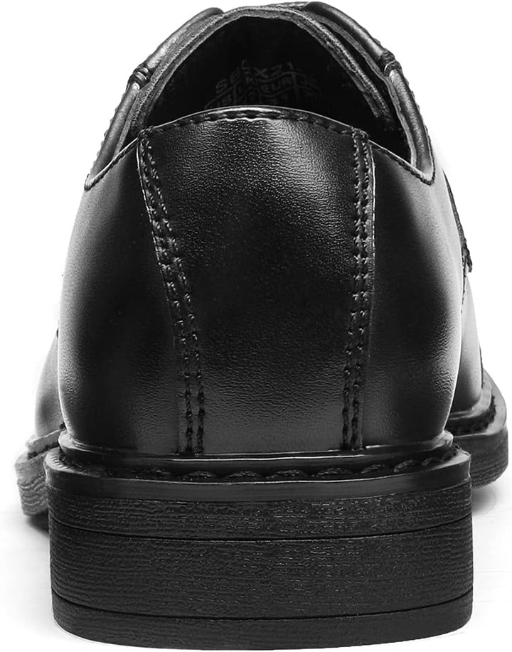 Bruno Marc Schnürhalbschuhe Jungen Anzugschuhe Derby Oxford Hochzeit Party Schuhe 32 EU Schwarz, 32