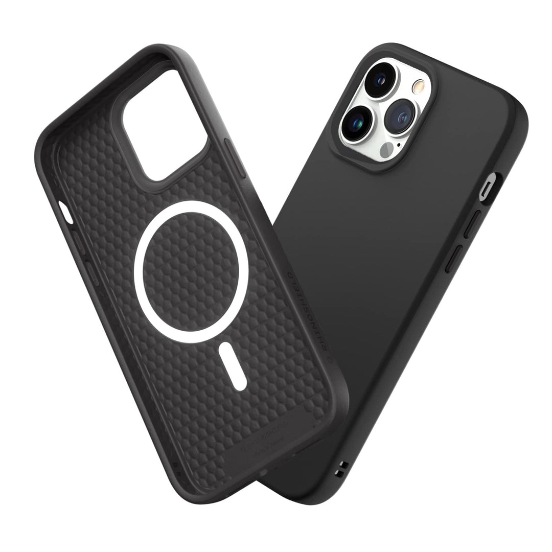 RhinoShield Case kompatibel mit [iPhone 13 Pro Max] | SolidSuit - MagSafe-kompatibel -Stossdämpfende