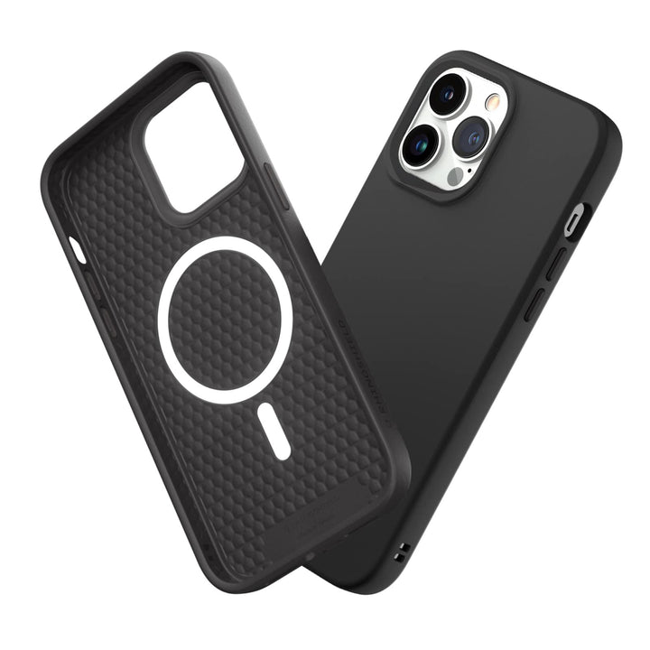 RhinoShield Case kompatibel mit [iPhone 13 Pro Max] | SolidSuit - MagSafe-kompatibel -Stossdämpfende