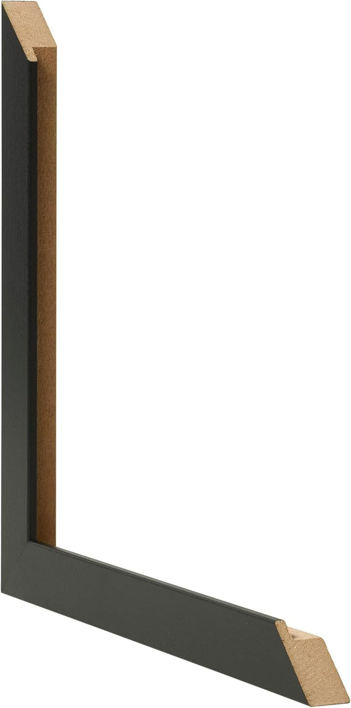 yd. Your Decoration - Bilderrahmen 75x100 cm - Schwarz Matt - Bilderrahmen aus MDF mit Acrylglas - A