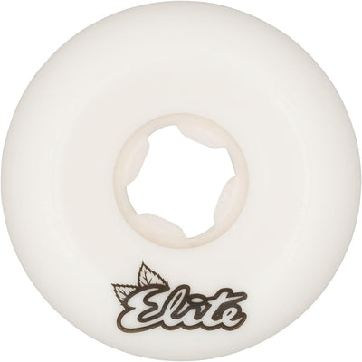 OJ Wheels Elite Hard Line 99a Skateboard-Räder 55 mm Weiss, 55 mm Weiss