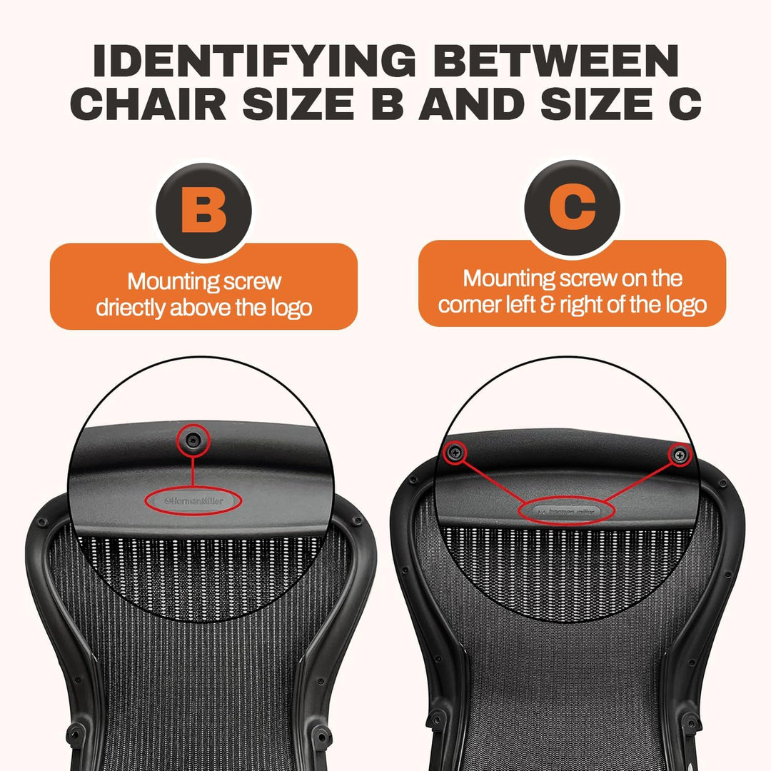 FOAMON Ersatzsitz für Herman Miller Classic Aeron Grösse B Medium (schwarzes Netz)