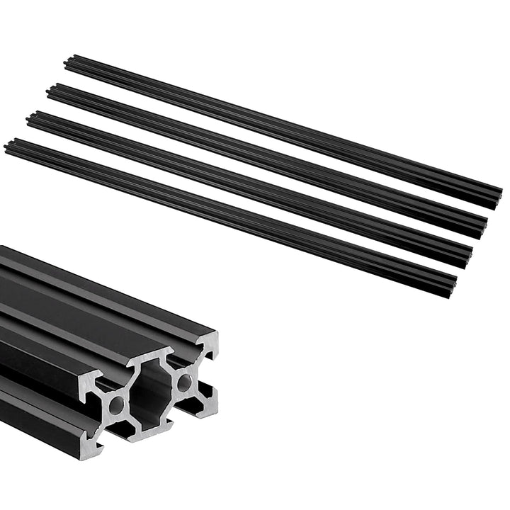 JiGiU 4 Stück 1000mm V-Slot 2040 Aluminiumprofil Extrusions Linearschiene Aluprofil nach Europäische