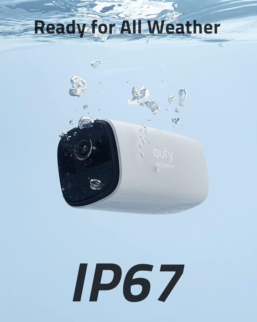 eufy Security SoloCam E40, Sicherheitskamera für Draussen, WLAN, kabellos, Personenerkennung KI, Bei