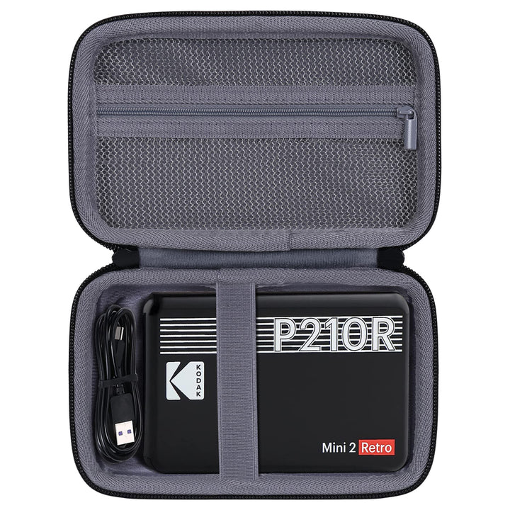 co2CREA Hart Reise Schutz Hülle Etui Tasche für Kodak Mini Shot 2 Retro C210/ Mini 2 Retro P210/ Min