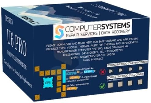 Original UPSIREN U6 PRO 100 g Thermospachtel für VGA-GPU-IC-Prozessor, schnelle Kühlung, Wärmeleitpa