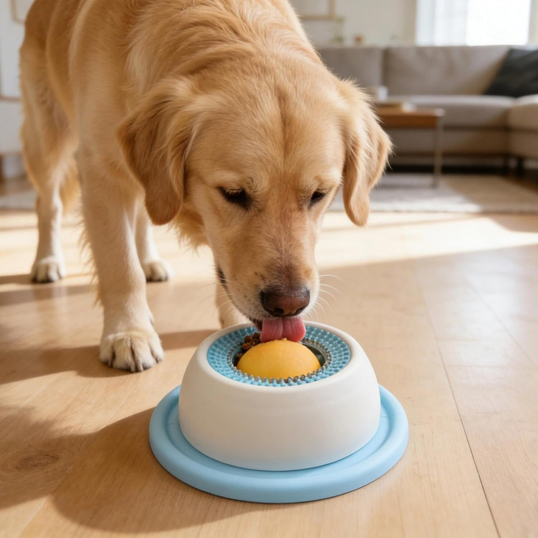 2 Stück Schleckball Hund, Smoothie Dog Schleckball für Hunde, Lick Sphere Bowl, Leckkugel Schleckspi