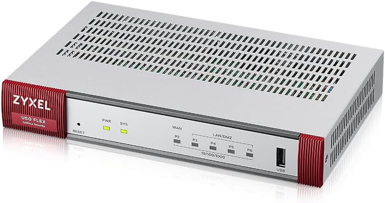 ZyXEL USG Flex 100 Hardware Firewall 900 Mbit/s USG FLEX 100 | No SFP | Security Bundle, USG FLEX 10