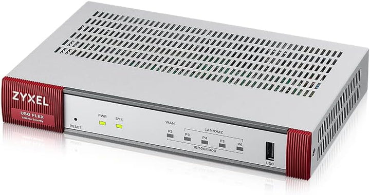 ZyXEL USG Flex 100 Hardware Firewall 900 Mbit/s USG FLEX 100 | No SFP | Security Bundle, USG FLEX 10