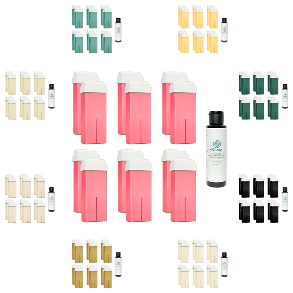 Roll-on Enthaarungswachs mit Fettlöslichkeit, 100 ml, Nachfüllpackung für Handstück, Wachserhitzer,