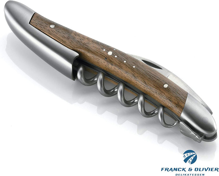 Forge de Laguiole Sommeliermesser - dreiteilig - Nussbaum - Finish matt