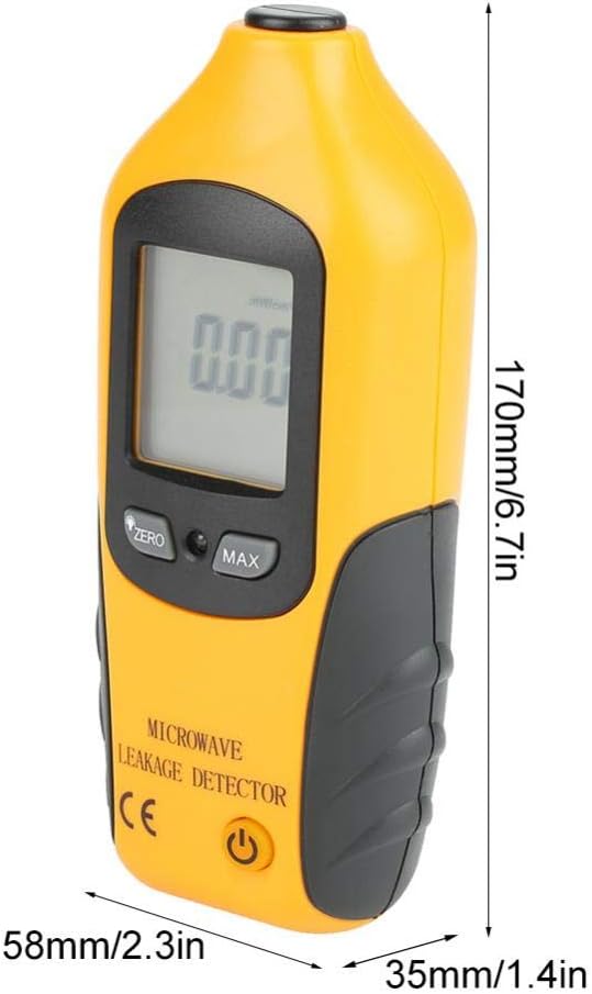 Professioneller LCD-Mikrowellen-Lecksucher HT-M2 hochpräzises Strahlungsmessgerät 0–9,99 mW/cm2 Gasl