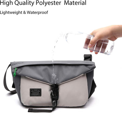 FANDARE Herren Damen Umhängetasche Unisex Commuter Reisen Schultertasche Grosse Kapazität Messenger