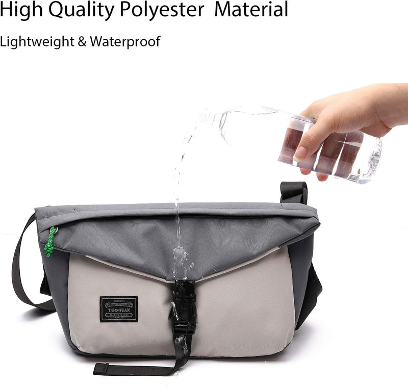 FANDARE Herren Damen Umhängetasche Unisex Commuter Reisen Schultertasche Grosse Kapazität Messenger