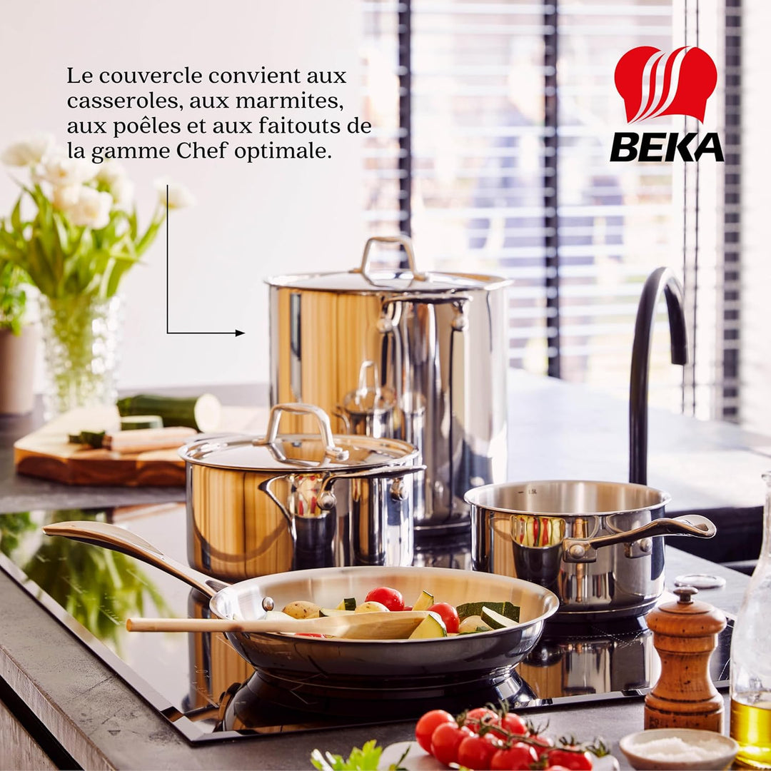 Beka 12069240 Edelstahldeckel 24 cm, Chef