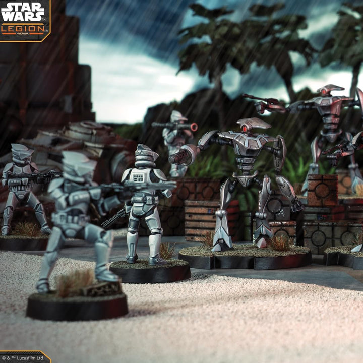 ATOMIC MASS GAMES, Star Wars: Legion – Aqua Droids (Aqua-Droiden), Erweiterung, Tabletop, 2 Spieler,