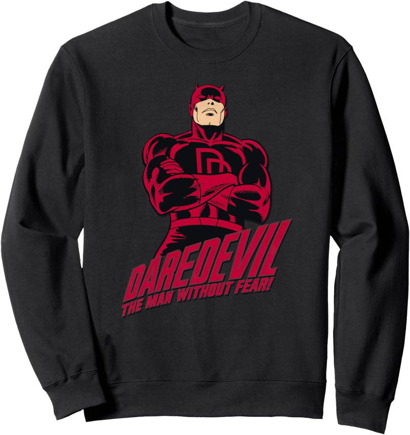 Marvel Daredevil The Man Without Fear Standing Comic Sweatshirt