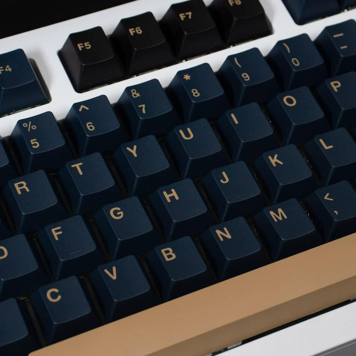 Double Shot Keycaps 169 Keys Cherry Profile Blue Samurai Keycap Set mit 7u/6.25u Leertaste für ANSI/