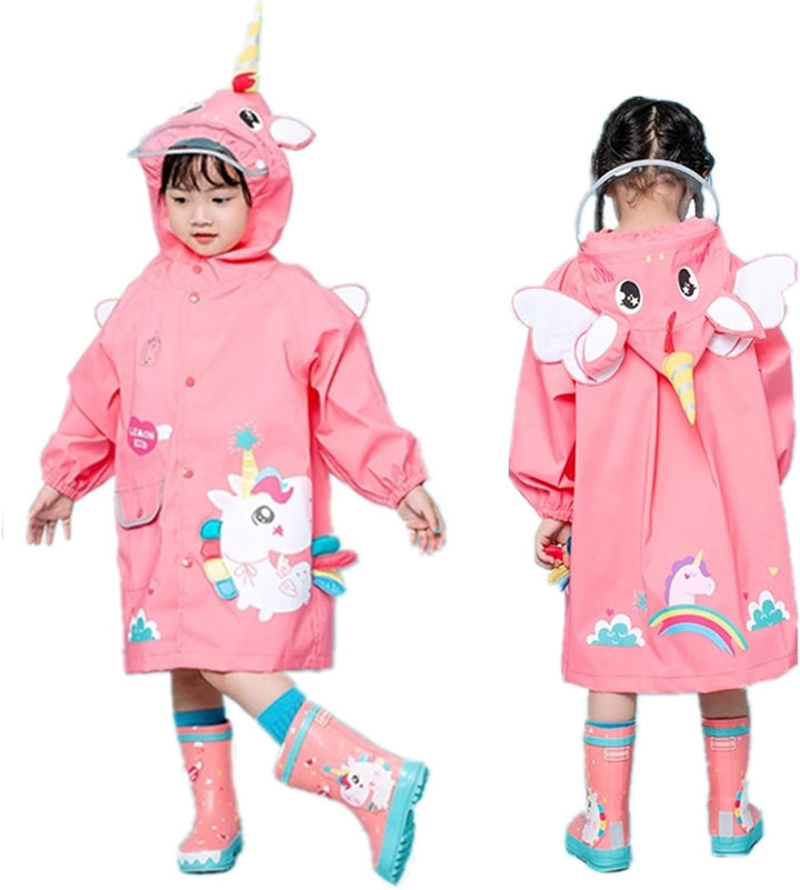 Kinder Regenponcho Kleinkind Regenmäntel Jungen Mädchen wasserdichte Regenjacken Unisex Regenponcho