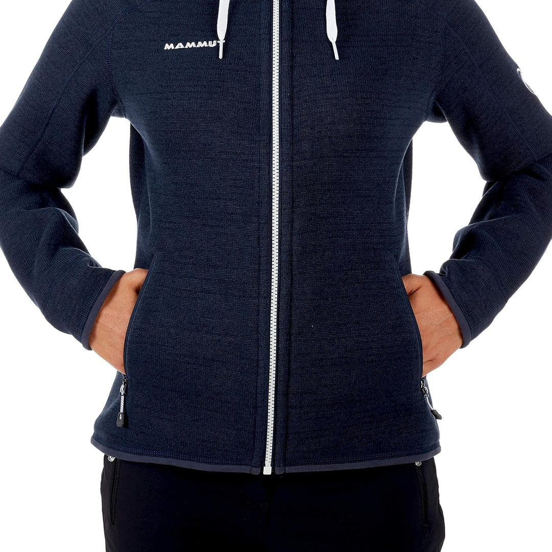 Mammut Damen Trovat Hooded 3in1 Hardselljacke mit Kapuze S Marineblau meliert, S Marineblau meliert