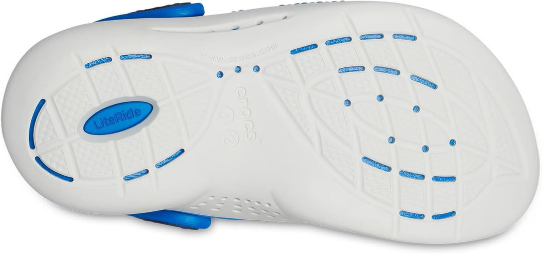 Crocs unisex-child Literide 360 Clog Clog, Navy/Bright Cobalt, 23/24 EU