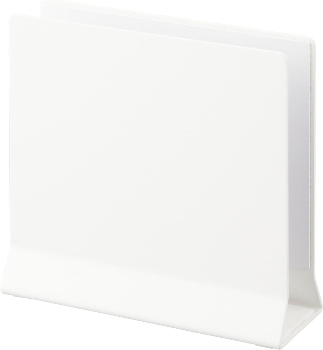 Yamazaki 4498 Tower Schlanker Laptop-Ständer, weiss, Stahl/Silikon/Polypropylen, Minimalistisches De