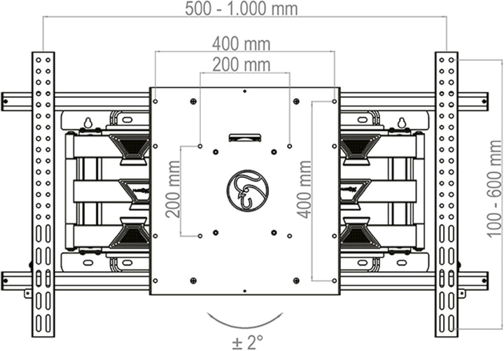 HAGOR Dis Public Mount BrackIT XXL HD II