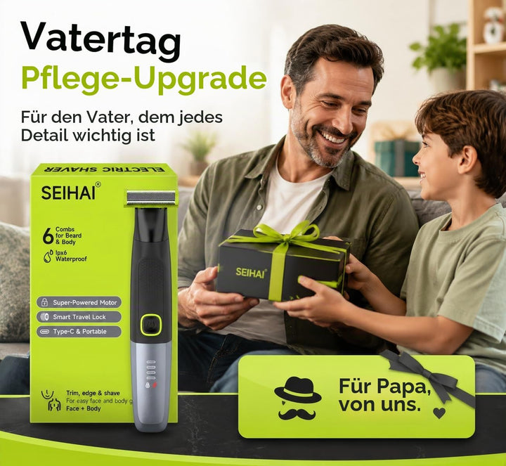 Intimrasierer Mann, All-in-1 Körperrasiere für Herren, USB-C Professioneller Body Trimmer Wasserdich