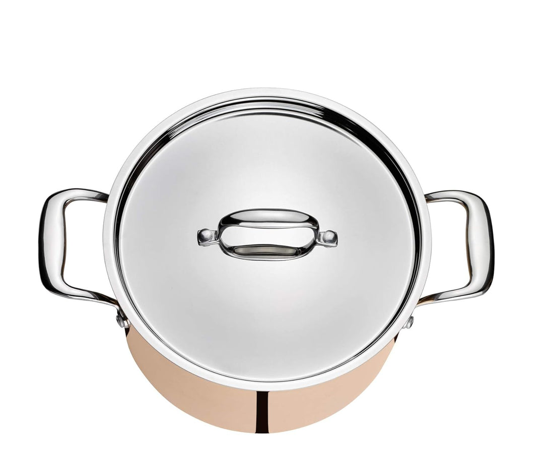 Spring Culinox Bratentopf Kupfer 24 cm Bratentopf niedrig 24 cm, Bratentopf niedrig 24 cm