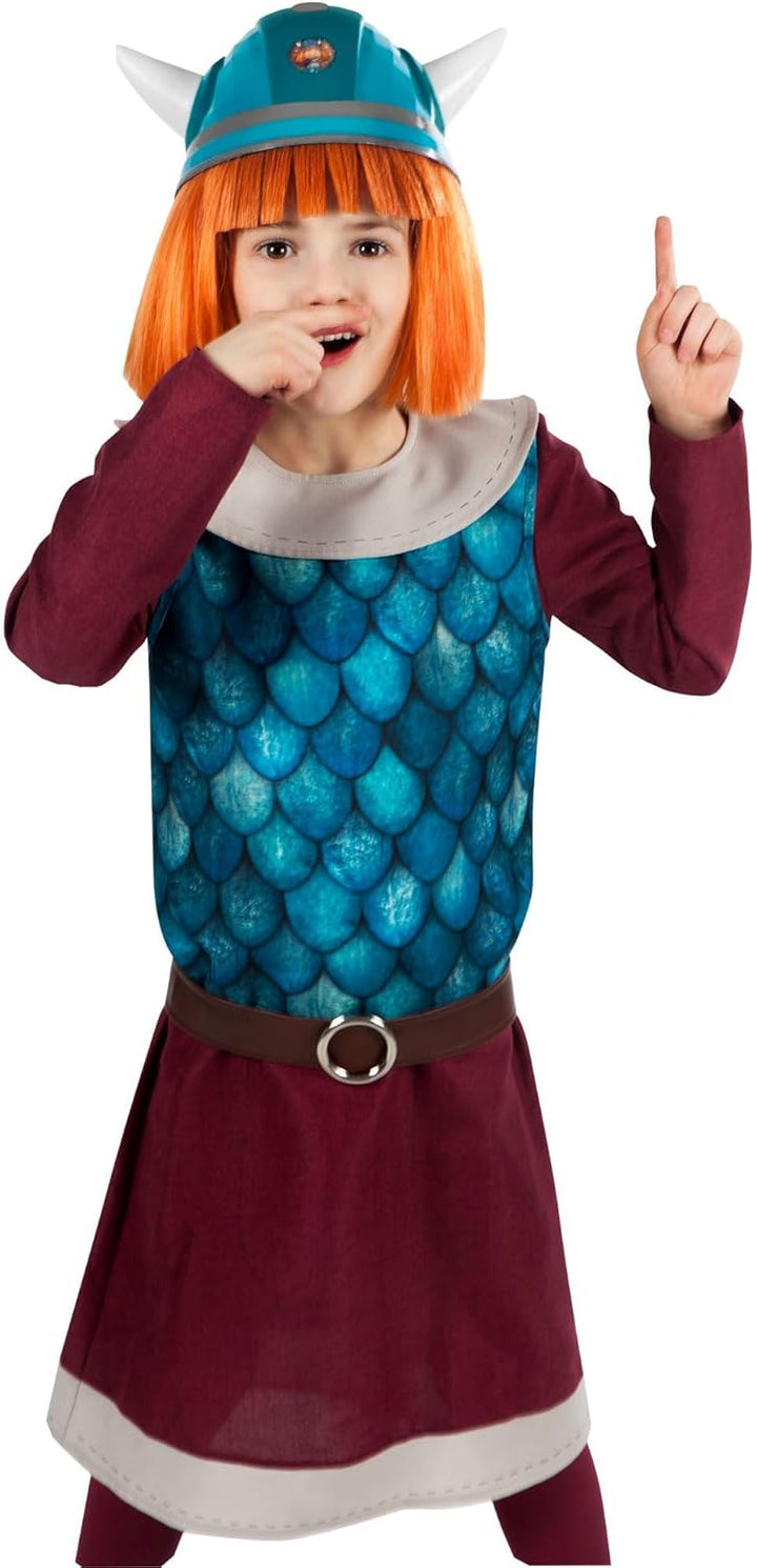 Maskworld Wickie der schlaue Wikinger-Junge - Kinder-Kostüm 4- oder 6-teilig, optional Perücke & Hel