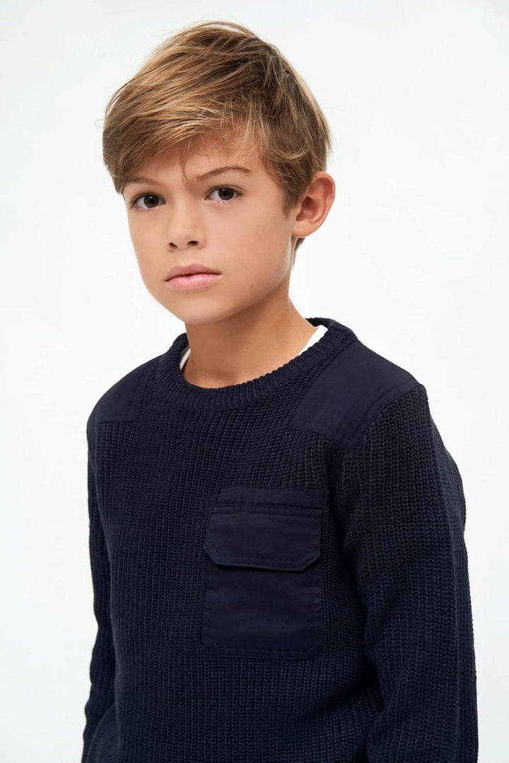 Brandit Kids BW Pullover, Grössen 122 bis 176 130-134 Navy, 130-134 Navy