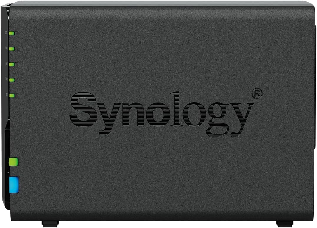 Synology DS224+ 2-Bay Diskstation NAS (Intel Celeron J4125 4-Core 2.0 GHz 2GB DDR4 RAM 2xRJ-45 1GbE
