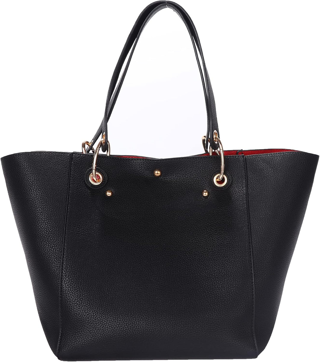 SQLP Damen Henkeltaschen Leder Gross Kapazität Shopper Tasche Student Schultasche Arbeit Handtasche