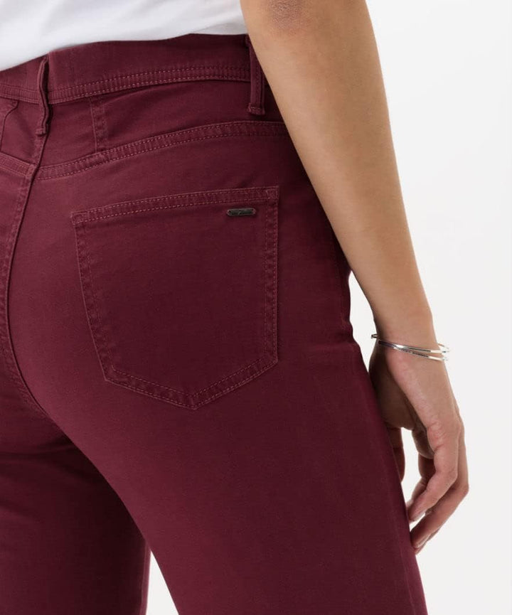 BRAX - Damen Five-Pocket-Hose aus wertigem Baumwollsatin, Style Mary (71-1707_9928820) 36W / 30L Vio