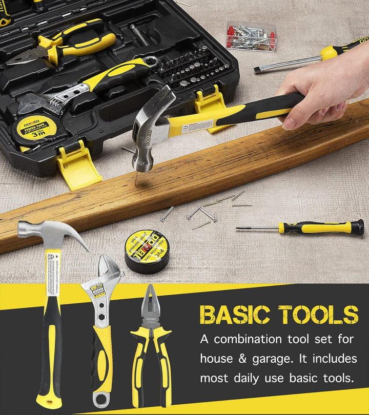 DOWELL Mechaniker Werkzeug Set Steckschlüssel Auto Reparatur Werkzeug Set 168tlg Handwerkzeug Kit We
