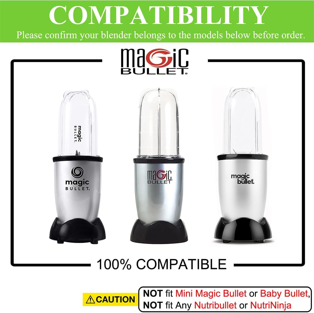 2 Stk 650ml Becher Kompatibel mit Magic Bullet Elektrischer Mixer Blender MB1001 - Juicer Ersatzbech