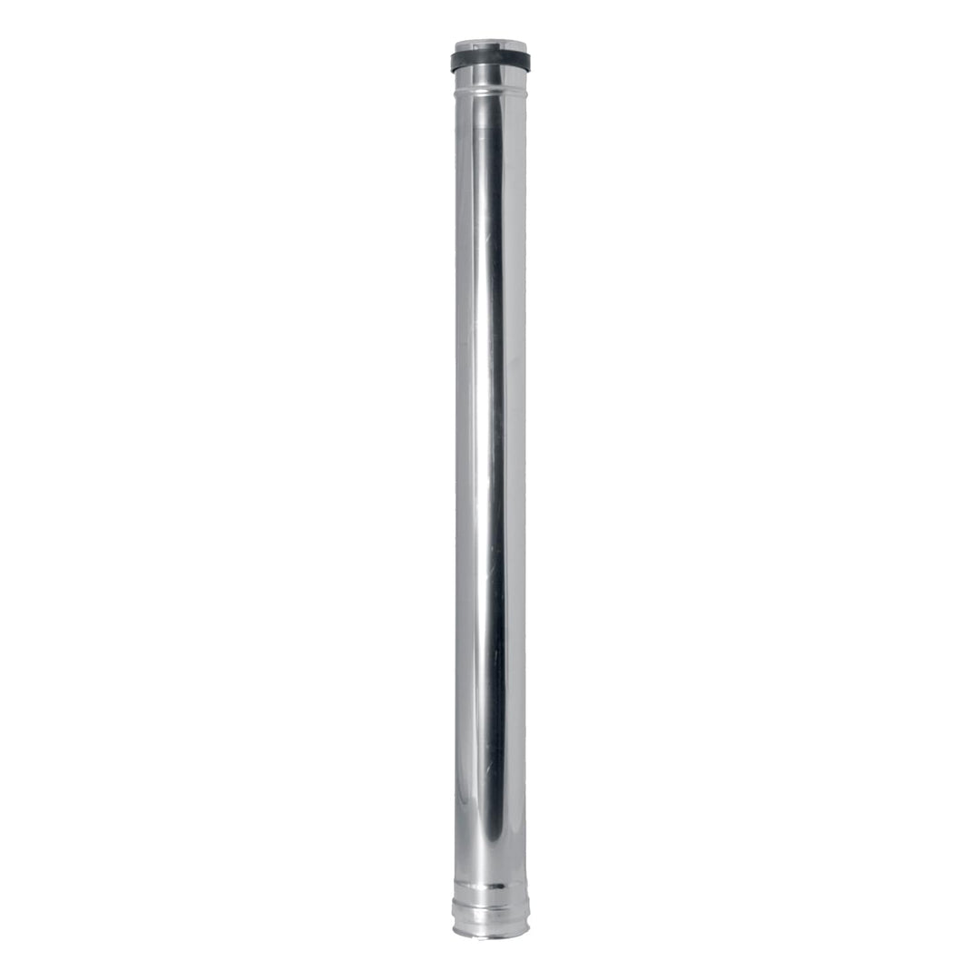 raik 2-21-0110-080 Raik Pelletrohr/Ofenrohr 80mm - 1000mm INOX