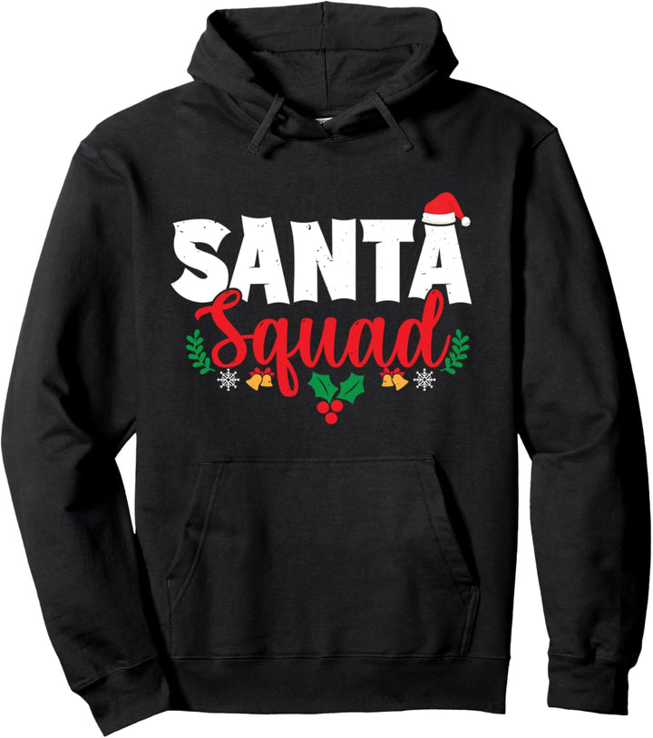 Santa Squad Weihnachten Santa Crew Mitglied Funny Xmas Season Pullover Hoodie