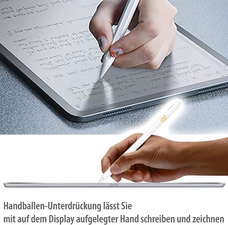 Callstel Pen: Aktiver Touchscreen-Eingabestift für iPad Air/Mini/Pro, Palm Rejection (Digitaler Kuge