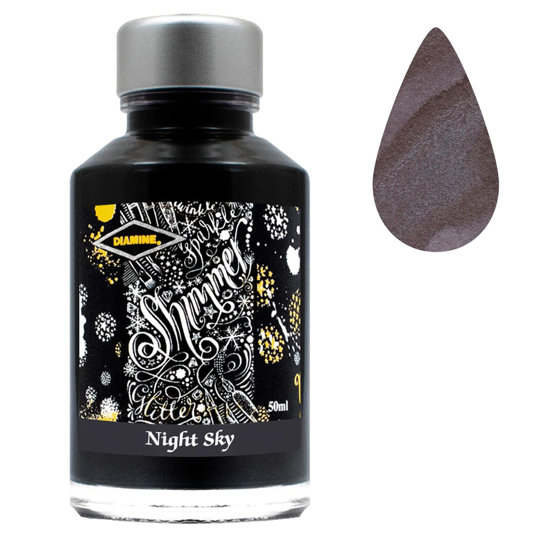 Diamine - Schimmernde Füllhalter-Tinte, Night Sky 50ml