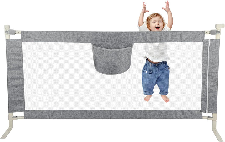 OHMG Bettgitter 180cm Bettschutzgitter Kinderbettgitter für Kinder Babybettgitter Klappbar,Kinderbet